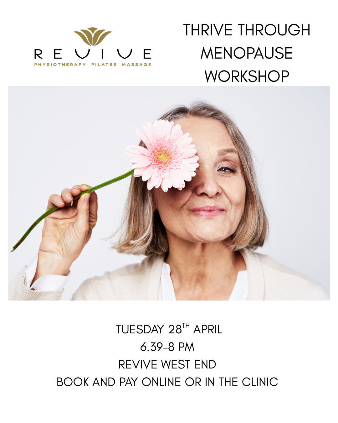 THRIVE THROUGH MENOPAUSE WORKSHOP (90 MINS)