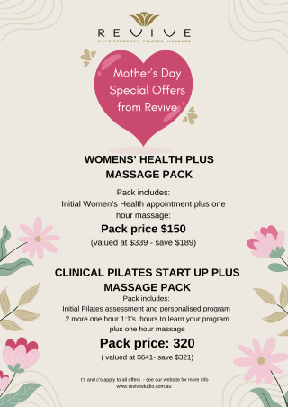 Mother's Day Specials